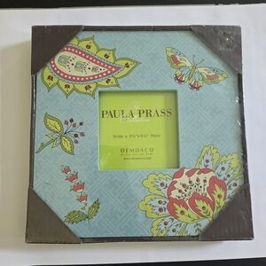 Paula Prass For Demdaco Paisley Photo 3 X 3”  Picture Frame Or Wall Hanging New